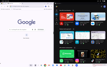 Pantalla dividida en Googlebook OS