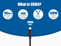 Características destacadas de USB4 (Fuente de la imagen: Cable Matters)
