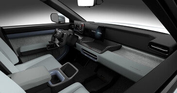 Aparte de la falta de entradas táctiles, el interior del EPU parece espacioso y práctico. (Fuente de la imagen: Toyota)