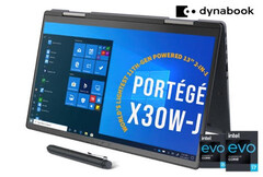 El superligero Dynabook Portege X30W-J es ahora un portátil Intel Evo con Tiger Lake Core i5, i7 y gráficos Iris Xe (Fuente: Dynabook)