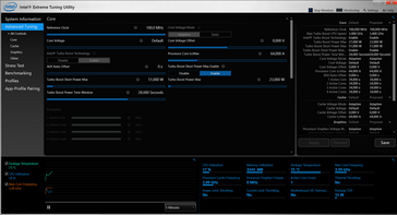 Intel XTU Advanced