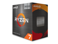Una imagen de la caja de la CPU AMD Ryzen 7 5800X3D