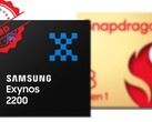 La alianza entre Samsung y AMD puede haber dado sus frutos en el rendimiento de la GPU del Exynos 2200. (Fuente de la imagen: Samsung/Qualcomm/designevo - editado)