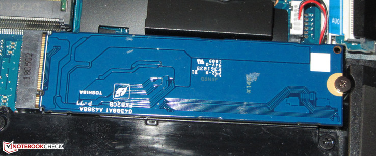 Una SSD NVMe sirve como unidad del sistema.