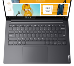 Lenovo Yoga Slim 7i Pro OLED - Cubierta de teclado. (Fuente de la imagen: Lenovo)