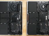 Detecta la diferencia: el MBP 13 M1 comparado con el MBP 13 M2. (Fuente de la imagen: iFixit)