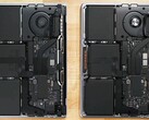 Detecta la diferencia: el MBP 13 M1 comparado con el MBP 13 M2. (Fuente de la imagen: iFixit)