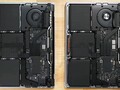 Detecta la diferencia: el MBP 13 M1 comparado con el MBP 13 M2. (Fuente de la imagen: iFixit)