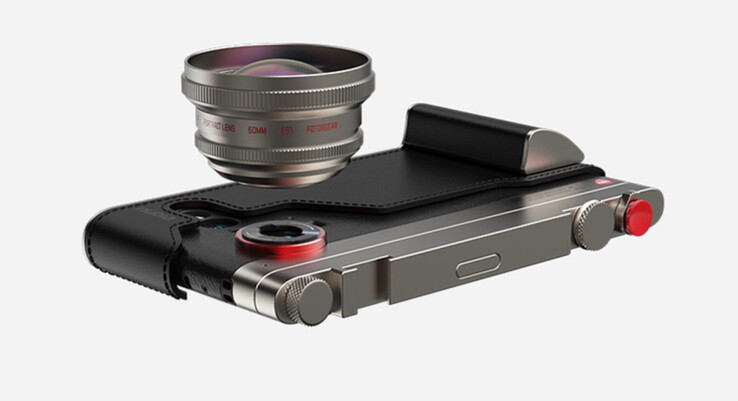 El kit de cámara del Nubia Z80 Ultra también admite una montura de objetivo opcional. (Fuente de la imagen: Nubia)