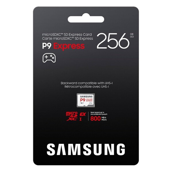 La tarjeta microSD Express Samsung P9 cuenta con seis protecciones y una garantía de 3 años. (fuente de la imagen: Samsung)