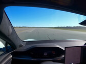 Este Model S Plaid alcanzó las 216 mph (347 kmh) (imagen: Electrec/YouTube)
