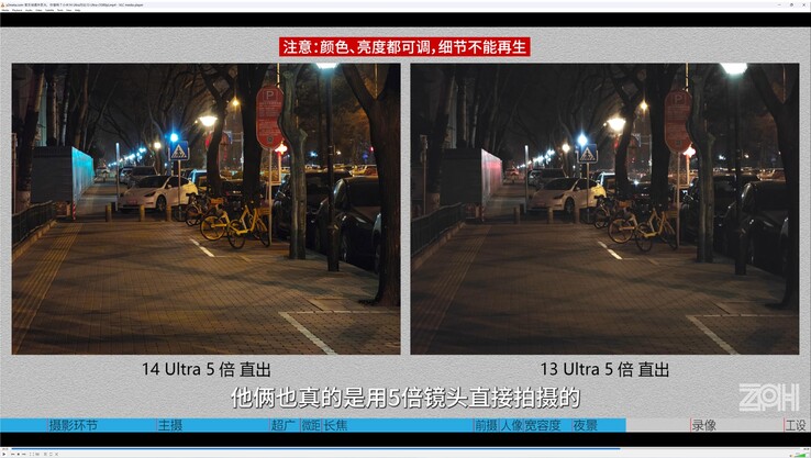 Xiaomi 14 Ultra vs. Xiaomi 13 Ultra: Las tomas nocturnas también se benefician del teleobjetivo F/2,5.