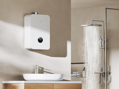 La última versión del Xiaomi Mijia Smart Gas Water Heater 2 (en la imagen) está diseñada para duchas de cascada. (Fuente de la imagen: Xiaomi)