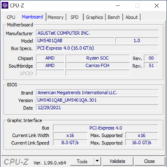 Placa base CPU-Z