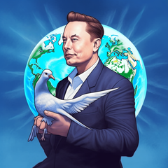 El Twitter de Elon Musk avanza a pasos agigantados para convertirse en una &quot;aplicación de todo X&quot;. (Imagen generada por Midjourney AI)