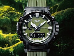 Los relojes Casio Pro Trek PRW-61ANS-3 y PRG-340ANS-3 son de color caqui, como el antiguo PRW-61Y-3 (en la imagen). (Fuente de la imagen: Casio)