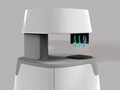 El sistema glucoWISE Home Hub de META Diabet utiliza sensores de ondas de radio para procesar las lecturas de glucosa en sangre. (Fuente de la imagen: The Imagination Factory)