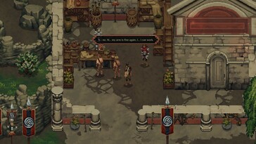 Una imagen que muestra a varios personajes de Drova - Forsaken Kin.