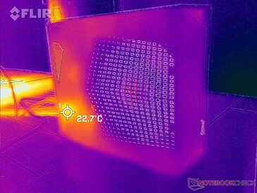 Temperatura de ralentí (lado izquierdo)