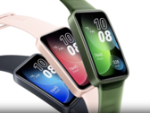 La Huawei Band 9 es la viva imagen de su predecesora, en la foto. (Fuente de la imagen: Huawei)