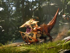 Imagen del juego Turok: Origins mostrando un dinosaurio. (Fuente de la imagen: Steam)