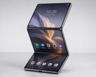 Así podría ser el teléfono plegable en tres partes con diseño vertical de Huawei.