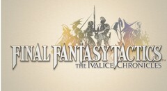 El logotipo oficial de Final Fantasy Tactics: The Ivalice Chronicles, con las siluetas de los personajes del RPG táctico remasterizado (Fuente de la imagen: Square Enix Press Site)