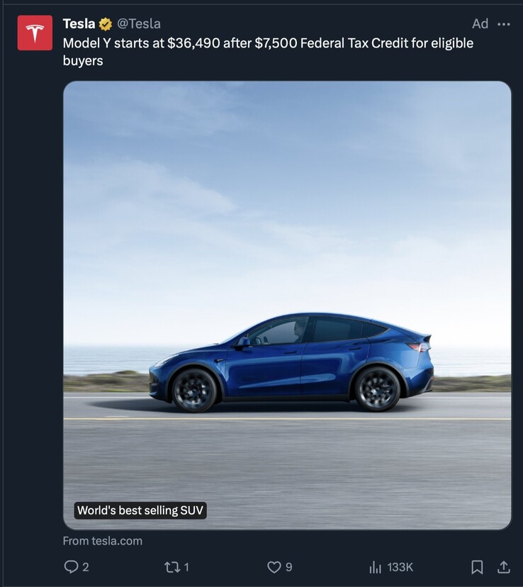 El nuevo anuncio del Tesla Model Y centrado en el precio y la popularidad