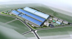 Nueva fábrica de baterías de estado sólido de 10 GWh en China (render: Judian/SCMP)