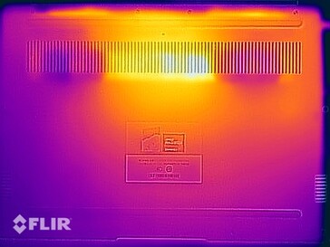 Prueba de esfuerzo de temperaturas superficiales (abajo)