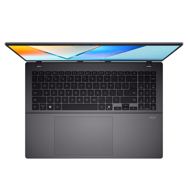 El Vivobook tiene un teclado numérico y un touchpad bastante grande (Fuente de la imagen: Asus)