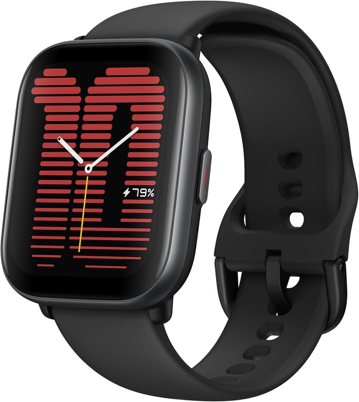 El smartwatch Amazfit Active en negro medianoche. (Fuente de la imagen: Tiendamia)