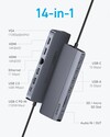 El Hub USB-C de triple pantalla Anker (14 en 1). (Fuente de la imagen: Anker)