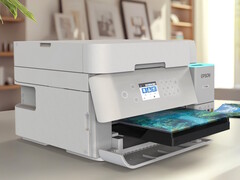 La impresora de inyección de tinta todo en uno Epson EcoTank ET-3950 es uno de los dos nuevos modelos anunciados con grandes depósitos de tinta y ciclos de trabajo elevados para imprimir grandes volúmenes en casa o en el trabajo. (Fuente de la imagen: Epson)