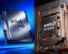 Intel y AMD tienen nuevos lanzamientos de CPU tanto para 2024 como para 2025. (Fuente de la imagen: Intel/AMD - editado)