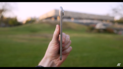 Un render del &quot;iPhone 17 Air&quot;. (Fuente de la imagen: AppleTrack vía YouTube)