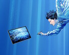 La tableta MovinkPad Pro 14 Android de Wacom viene con una pantalla OLED de cristal texturizado de baja reflexión para ayudar a reducir la fatiga ocular al tiempo que proporciona una superficie de dibujo similar al papel para los artistas. (Fuente de la imagen: Wacom)
