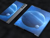 Diseño del concepto del smartphone Xiaomi Mi Alpha R con pantalla retráctil. (Fuente de la imagen: LetsGoDigital/Concept Creator)