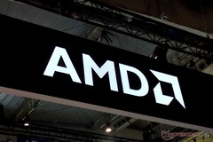 Logotipo de AMD. La empresa ha alcanzado recientemente, por primera vez, una capitalización bursátil de un billón de dólares.
