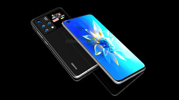 Concepto de smartphone de doble pantalla de Huawei (imagen vía @HolIndi en Twitter)