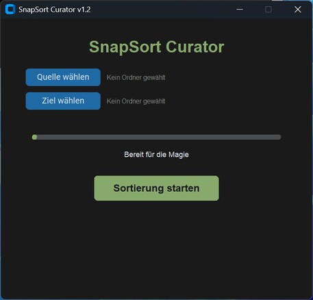 Snapsort clasifica grandes colecciones de fotos en carpetas según su fecha de creación