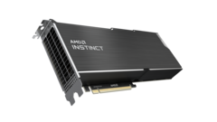 AMD Instinct MI100 - Izquierda. (Fuente de la imagen: AMD)
