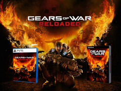 Pancarta de Gears of War: Reloaded con las versiones en disco para PS5 y PC (Fuente de la imagen: Microsoft Xbox Gaming, Game España con ediciones)