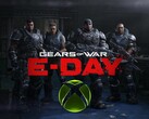 Cartel del juego exclusivo para Xbox «Gears of War: E-Day»