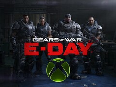 Cartel del juego exclusivo para Xbox «Gears of War: E-Day»