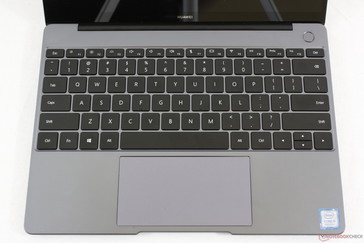 Keys and trackpad are large and roomy for a subnotebook