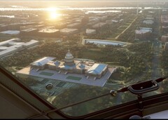 El edificio del Capitolio en el Microsoft Flight Simulator World Update II: USA (Fuente: Xbox Wire)
