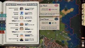 En la imagen: una captura de pantalla del juego «Ozymandias: Bronze Age Empire Sim».