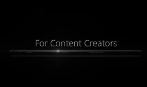 "Para los creadores de contenidos". (Fuente de la imagen: Sony)