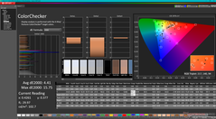 ColorChecker antes de la calibración